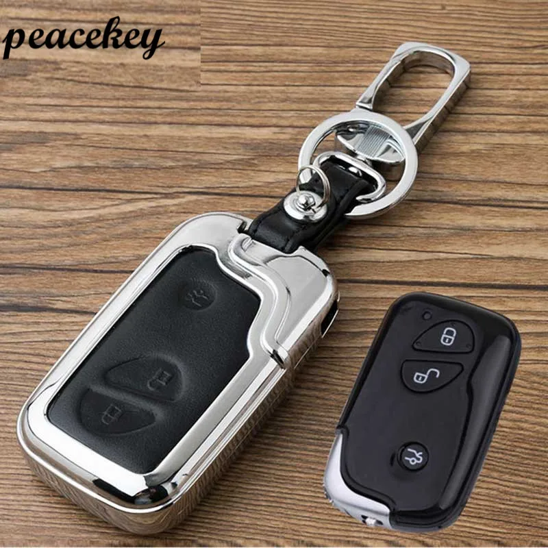 Peacekey цинковый сплав + кожаный чехол для автомобильного ключа Lexus ES240 RX350 rx270 IS250 GS300