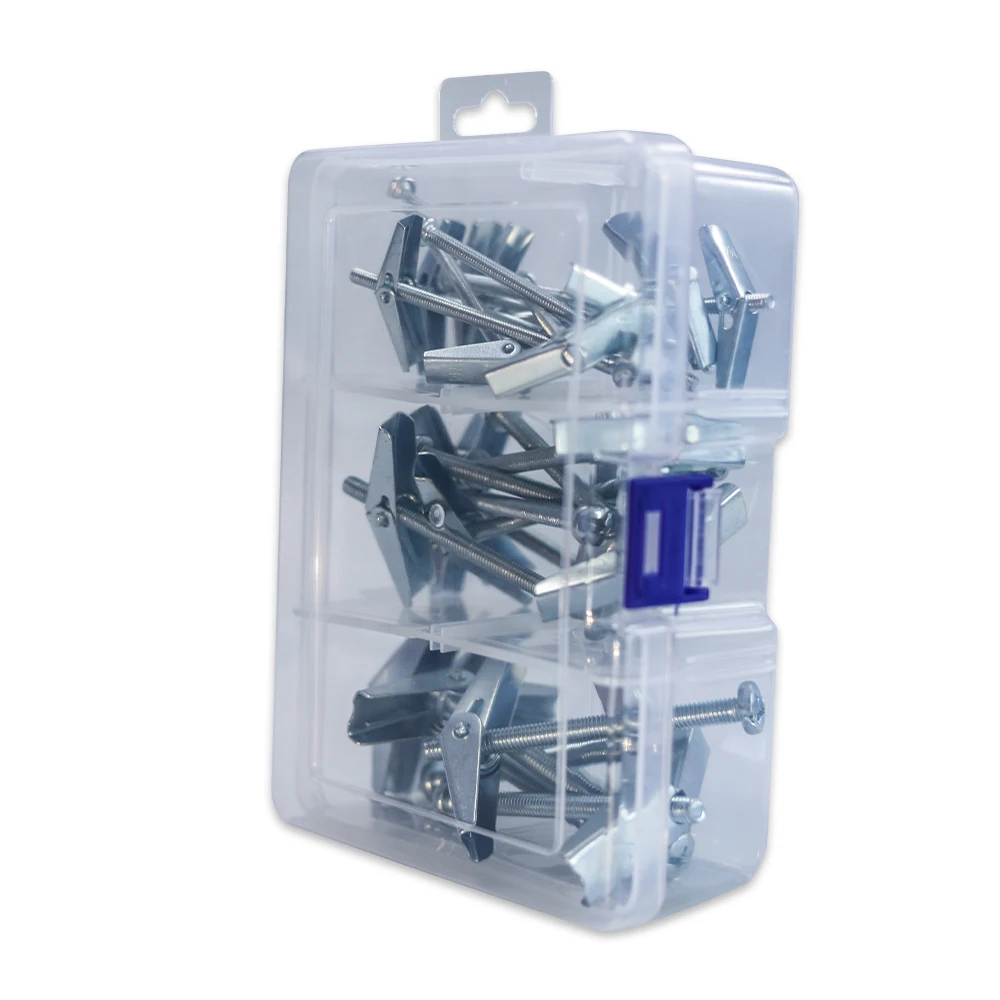 M4/M5/M6 Hollow wall Toggle anchor bolt / spring toggle bolts 24pieces/box