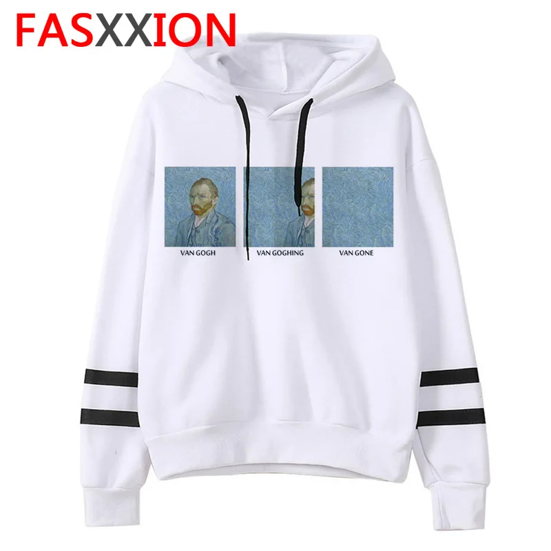 Van Gogh Funny Hoodies Women/man Harajuku Autumn Print Warm Sweatshirts Aesthetic Ullzang 90s Meme