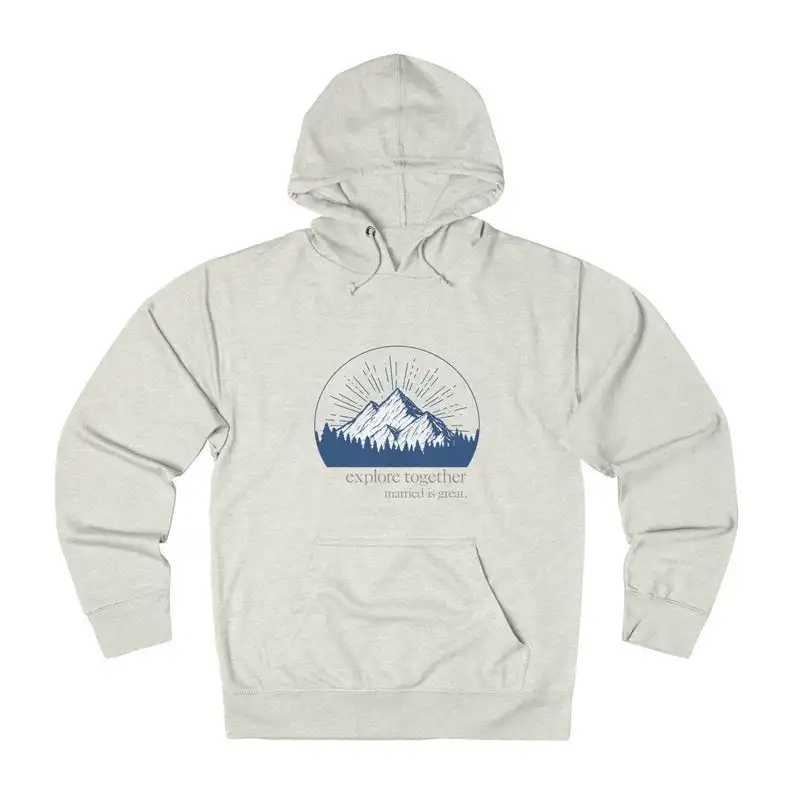 

Explore Together 'married Is Great' Hoodie - Marriage Sweatshirt Couple - Best Anniversary Gift for Hubby, Wifey