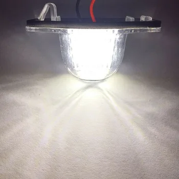 

Car License Plate Light 2Pcs Pure White Lamp For Honda Jazz Odyssey Stream Parts