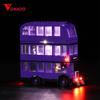 

Vonado Led Light For Lego 75957 Harry Series Bus Building bricks Creator City technic Blocks Potter Toys (Only Light)