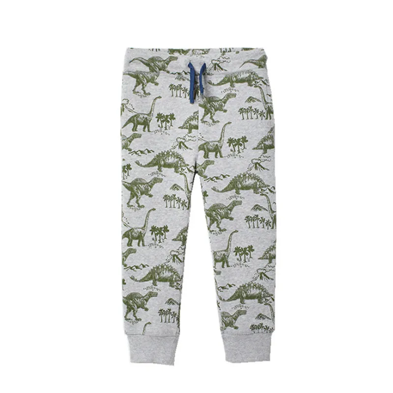 

Jumping Meters New Dinosaurs Sweatpants Boys Girls Autumn Spring Wear Drawstring Children Clothes Animals Trousers Boys Pants
