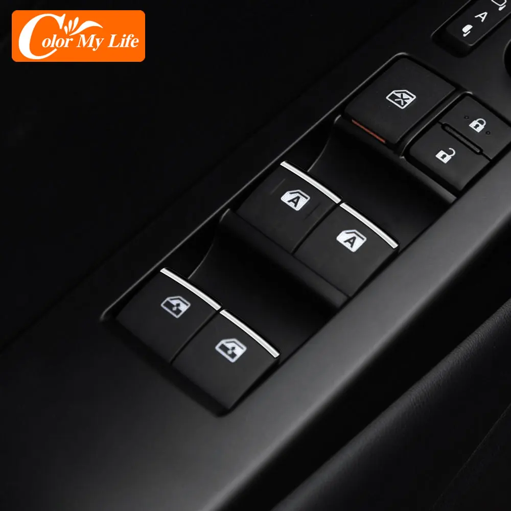Хромированная накладка кнопки стеклоподъемника Color My Life из АБС-пластика для Toyota