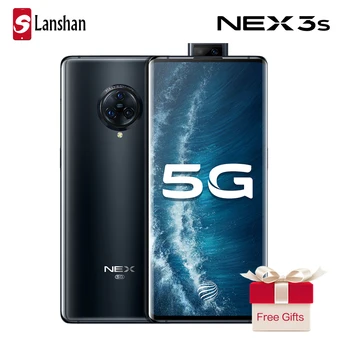 Перейти на Алиэкспресс и купить Vivo Nex 3s двойной режим 5G мобильный телефон Snapdragon 865 12 Гб 256 ГБ Celular 6,89 дюйма 4500 мАч 44 Вт Быстрая зарядка Android телефон
