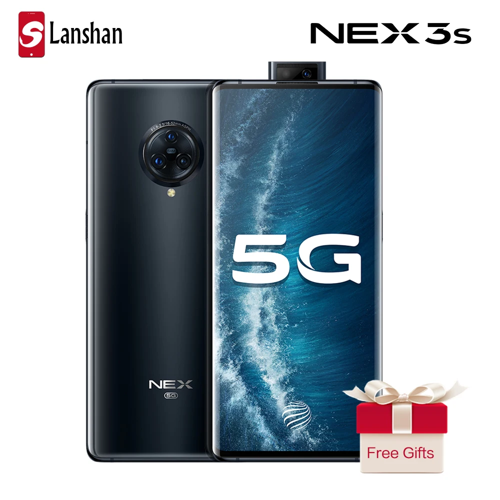 Vivo Nex 3s смартфон с 5 5-дюймовым дисплеем процессором Snapdragon 865 ОЗУ 12 Гб ПЗУ 256 ГБ 6 89