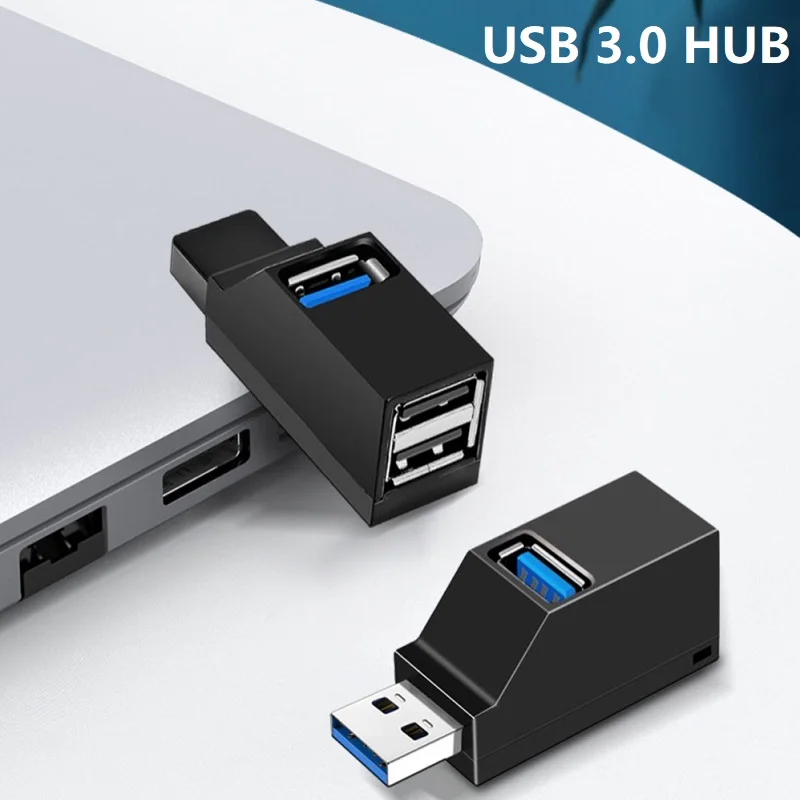 Wireless 3 1 USB 3.0 HUB Adapter Extender Mini Splitter Box 3 Ports for Laptop Macbook Mobile Phone High Speed Disk Reader - AliExpress