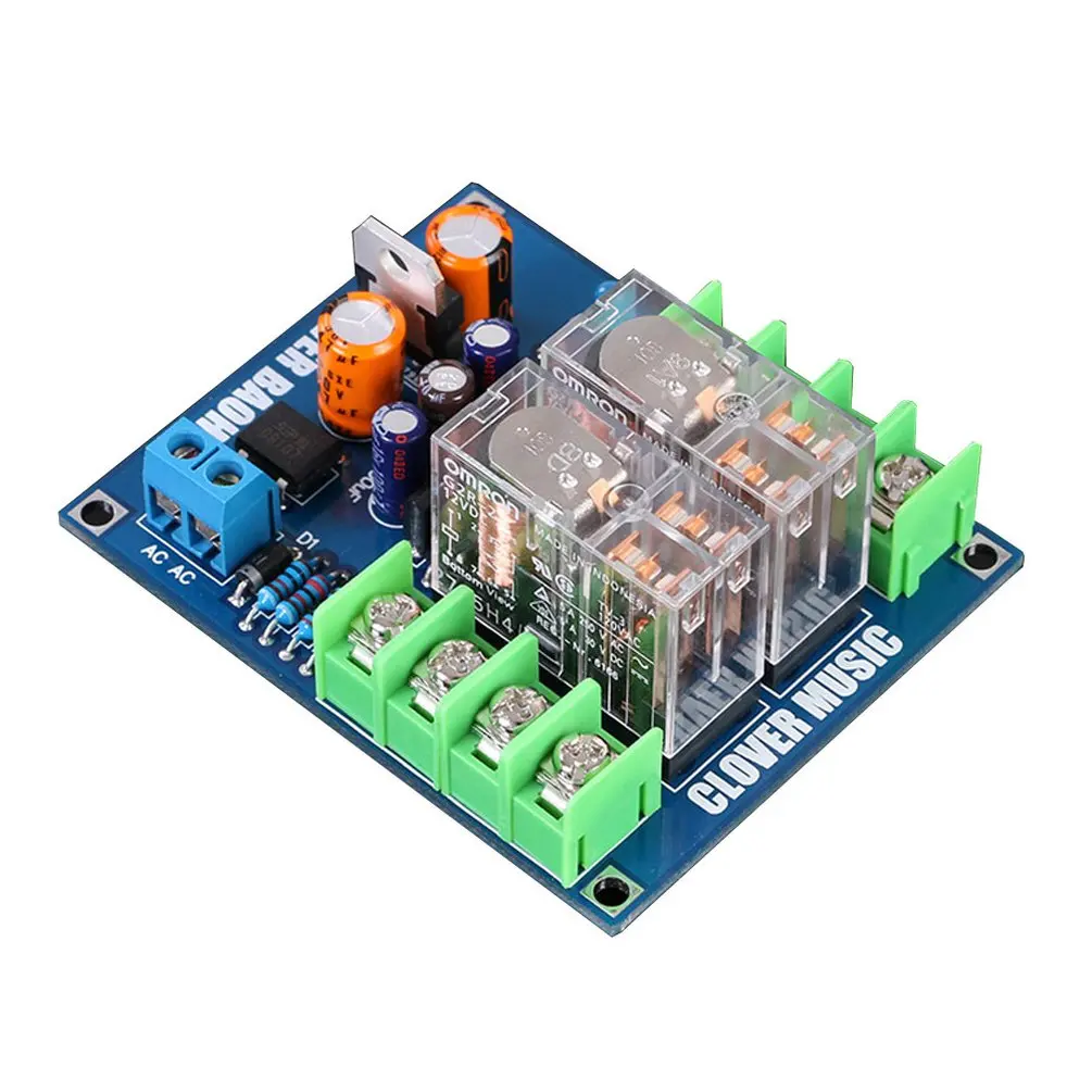 Двойной Acron реле 7812 Upc1237 динамик Рог Защита доска для Diy Ac12-24V Us Bc200 Upc1237 релейная плата защиты