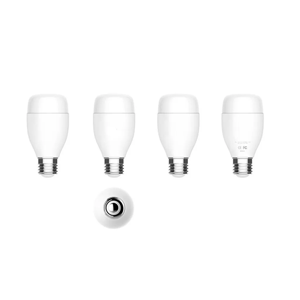 Для Alexa voice smart bulb Wifi Пульт дистанционного управления Энергосберегающая лампочка с затемнением Голосовая умная лампочка пульт дистанционного управления energy 628#35