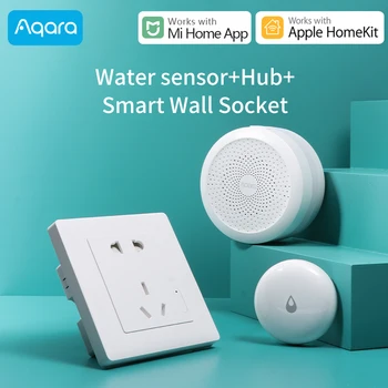 

Aqara Smart Water Leak Sensor Water Immersing Sensor for Xiaomi Smart home wall socket plug Zigbee version work for mi home APP