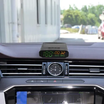 

Head-Up Display Car GPS Speedometer Solar Charge Time Altitude Speed Meter Auto Safe Warning Diagnostic Tool X100S HUD Universal