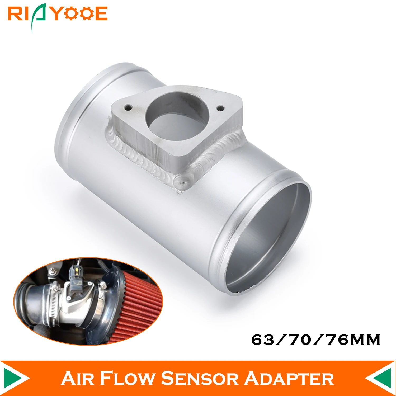 Mass Air Flow Sensor Adapter MAF Meter Mount Fits for Mazda 3 6 CX-4 Atenza Axela CX-5 CX-3 MX-5 High Cold Intake | Автомобили и