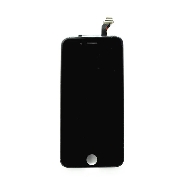 Без битых пикселей экран для iPhone 6 6g ЖК-дисплей сенсорный экран дигитайзер сборка Замена черный и белый Быстрая 50 шт