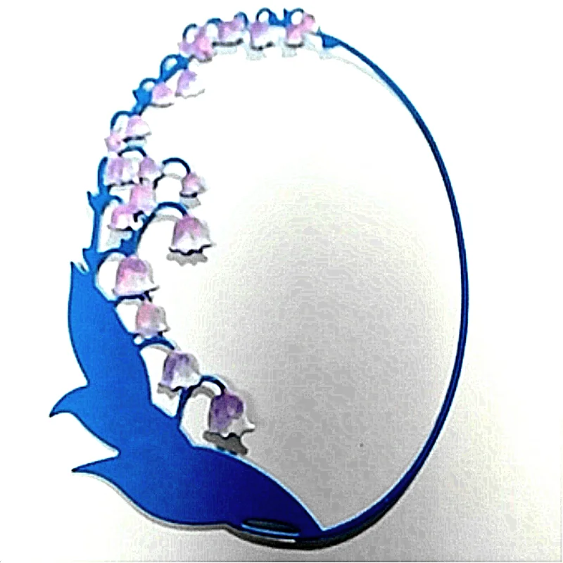 

Kokorosa Lily of The Valley Frame Metal Cutting Dies for Scrapbooking Card Making Album Embossing Crafts Cut Metal Dies