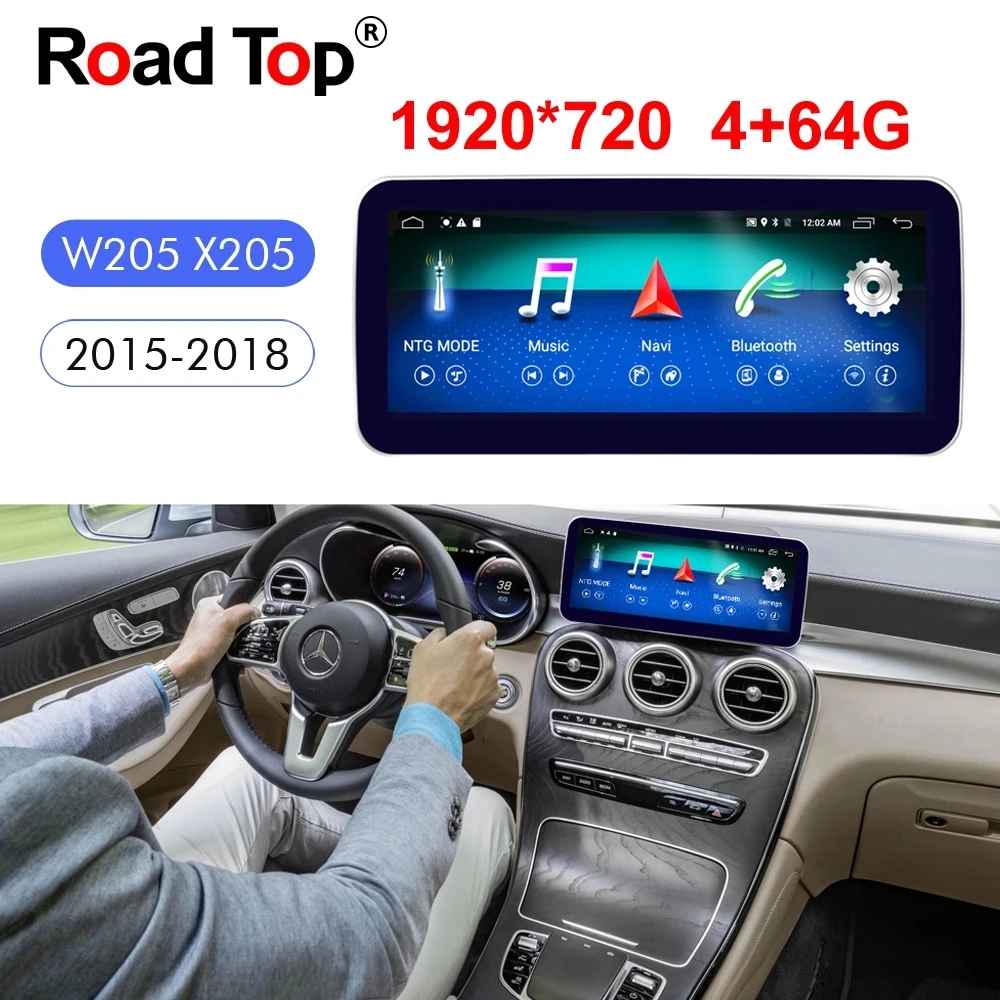 Android 10 сенсорный экран GPS навигация радио стереоприборная панель мультимедийный