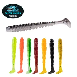 Water Sniper 58mm Swing Soft Baits 20Pcs Shad Fishing Jigging Lures Surface Lures Bass Soft Bream Bait