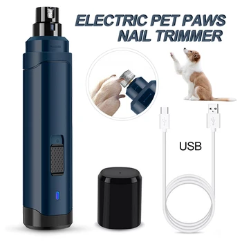 

Electric Pet Paws Nail Trimmer Grinder USB Rechargeable Dog Cat Nail Clipper Claw Grooming Trimmer Cutters Tool Pet Care Clipper