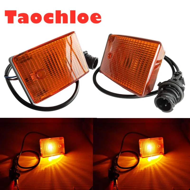 2 Luces LED Posición Laterales Camión Naranja | Para Mercedes Actros Atego Axor 1996+ 24V