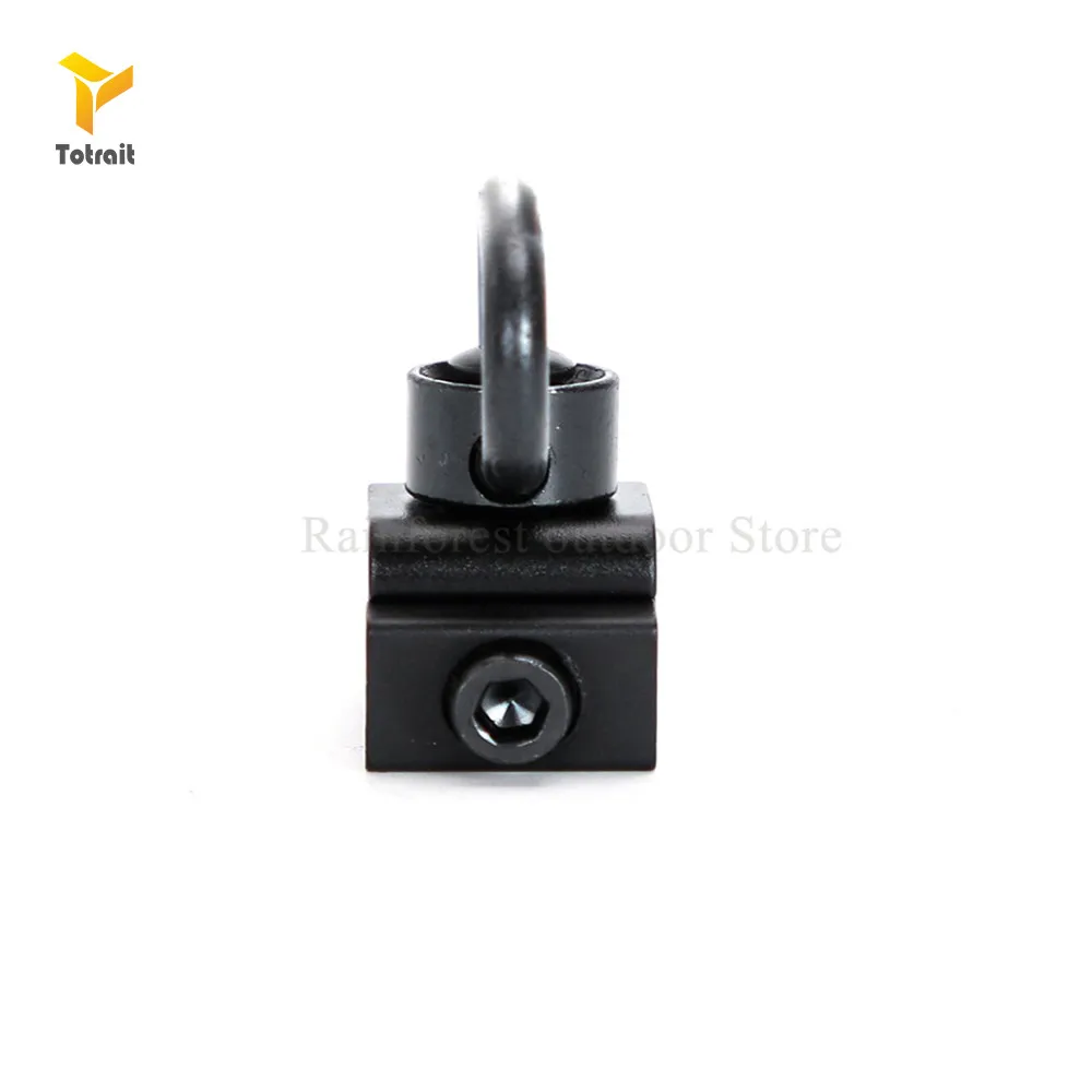 

TOtrait Sling Swivel Mount Push Button 1-1/4" 20mm Weaver or Picatinny Rail Mounted Quick Release Sling Ring Set Adapter Hunting
