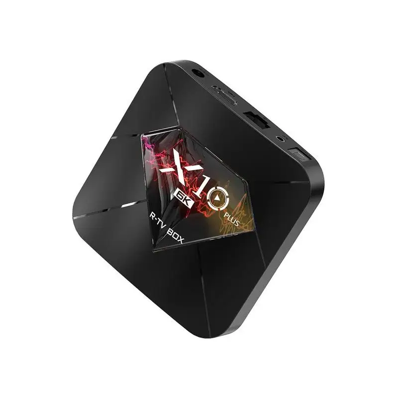 Декодер каналов кабельного телевидения Android 9,0 smart box Allwinner H6 2,4G Оперативная память+ 32/64GB 3,0 Встроенная память USB H.265 6K Box 4GB WiFi смарт-D9G0