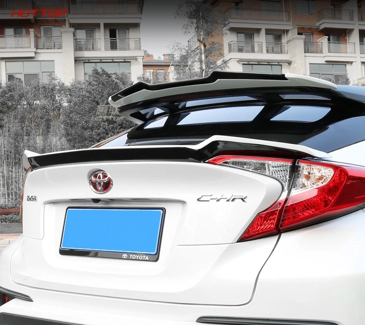 Спойлер на крышу ABS Материал заднее крыло праймер цвет задний спойлер для TOYOTA CHR