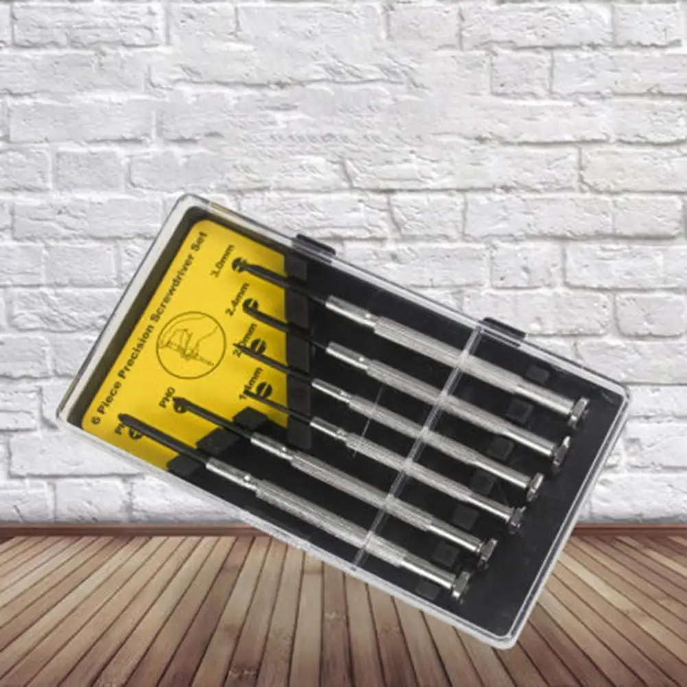 6pcs Screwdriver Set Thin Anticorrosion Chrome Vanadium Steel Premium