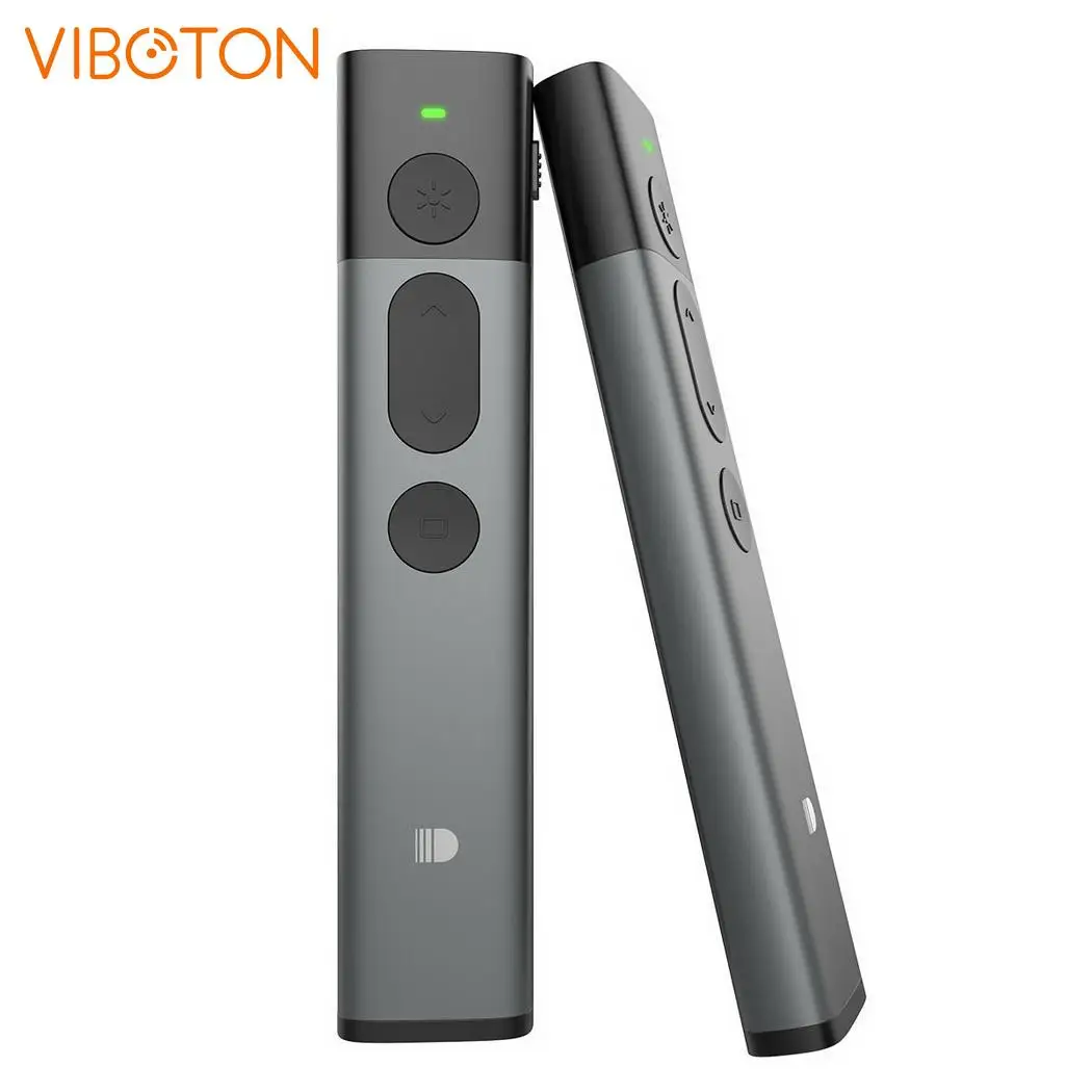 

Wireless Presenter Remote Control Laser Pointer for Powerpoint 2.4Ghz Black 100m 3.7-4.2V Presentation > 200