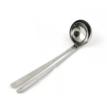 Практичная кухонная ложка из нержавеющей стали, инструмент, посуда из нержавеющей стали, набор Ladel guo shao, прямая