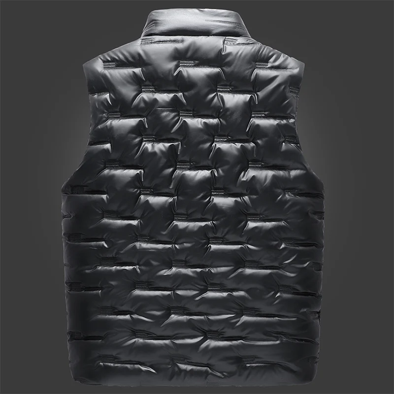 Down cotton waistcoat for men autumn and winter light trend sleeveless waistcoat new vest down jacket or men traveling leisure