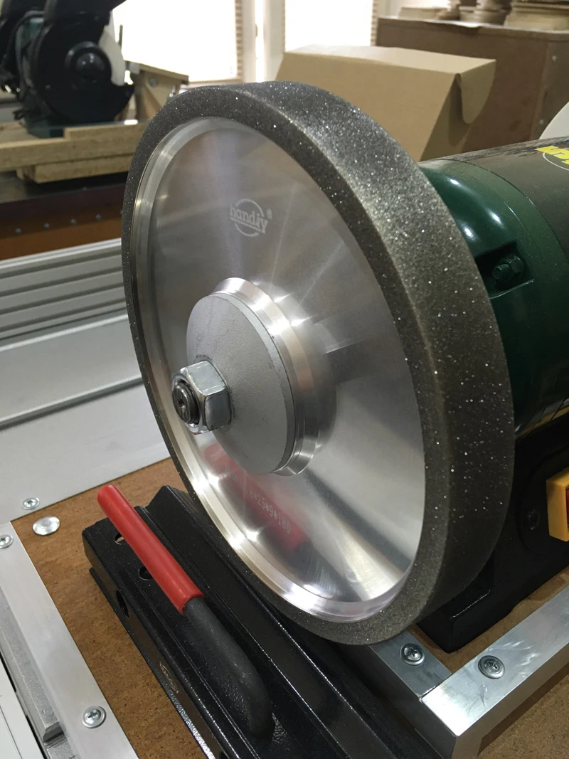 CBN Grinding Wheel #180 Grit #350 #600 for Woodturning Tools and Gauges Sharpening 32mm Width