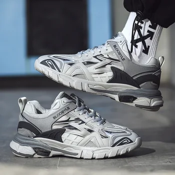 

Men's Shoes Trend Spring Autumn Popular Increase New Mesh Leisure Sports Net Red Shoes Daddy Shoes Casual Sneakers Designer 2020