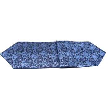 

128*15cm British Style Ascot Tie High Quality Mens Retro Pattern Shirt Neckerchief Paisley Floral Jacquard Cravat Gifts for Men