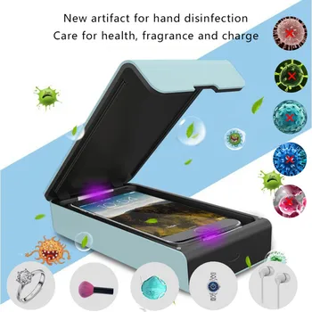 

CARPRIE Portable Smart Phone UV Sanitizer UV Light Sterilizer Disinfector For Face Mask Watch jewelry UV Mobile Phone Sterilizer