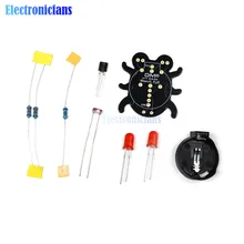 Kit de bricolage électronique oeil de charançon débutant apprendre à souder Kit amusant cadeau fait à la main pour l'expérience étudiante Interaction Parent-enfant