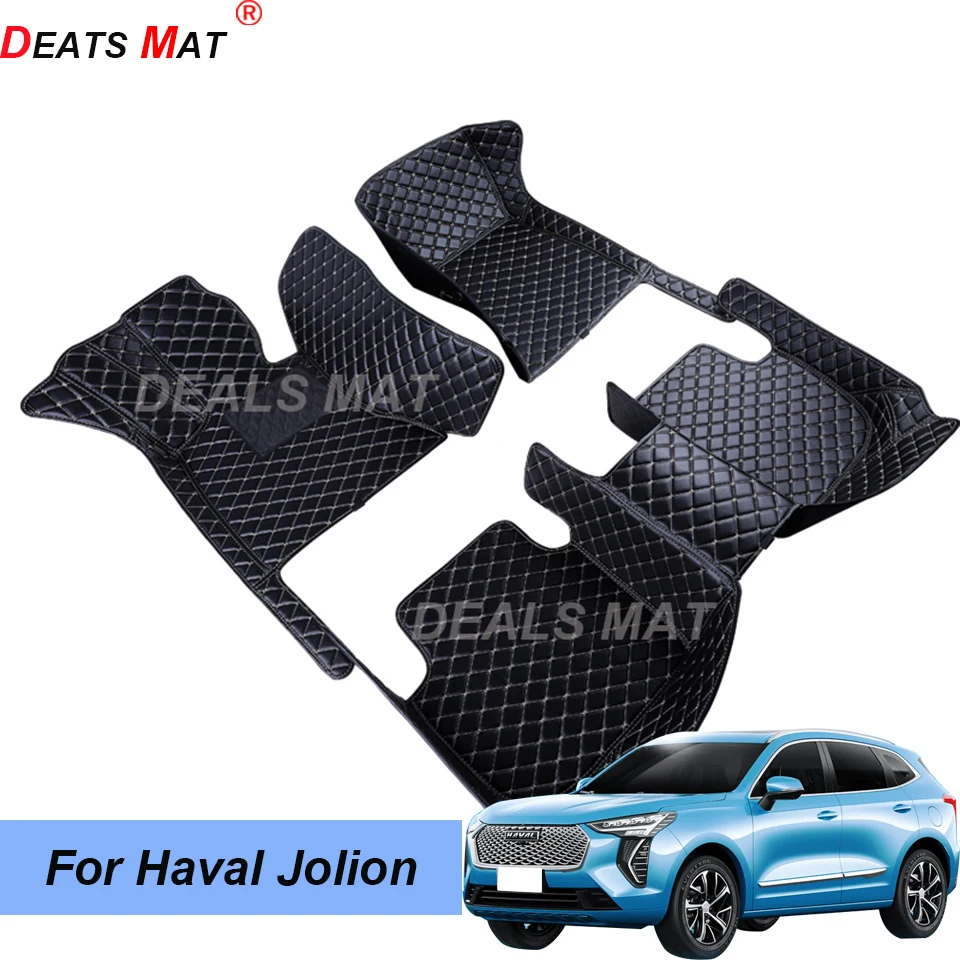 100 Fit Auto Car Mats With Pockets Floor Carpet Rugs For Haval Jolion