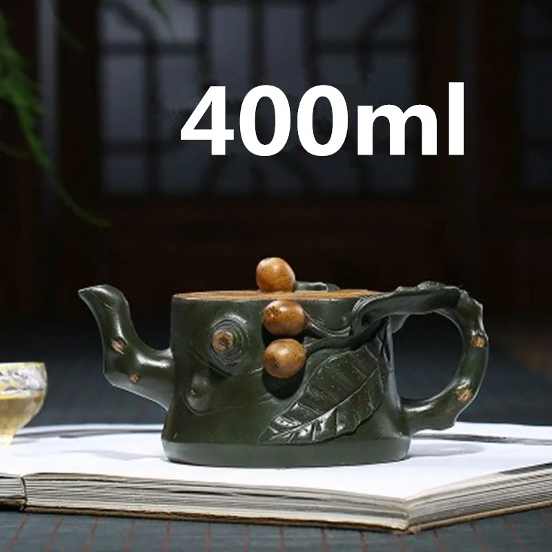 

Ceramic Teapot Chinese Yixing Zisha Clay Teapot Gongfu Tea Set Teapot Infuser 400ml New Arrived High Quality With Gift Box