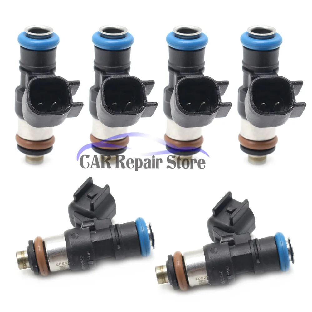 6 шт. Топливные форсунки 0280158091 OEM для 2007-2011 Ford ртутный Линкольн Mazda 7T4Z9F593CA 1550572 FJ1000 4G2115 842-12353