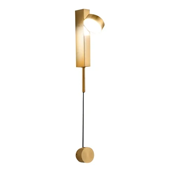 

Nordic Style Home Decor Restaurant Balcony Bedroom Knob Switch Modern Rotation Dimming Living Room Hotel LED Wall Light Stairs