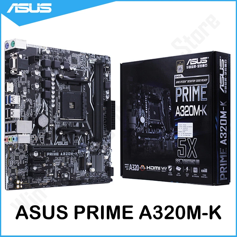 Placa Madre Asus Prime A320m-k Amd Ryzen Placa Madre Asus Prime A320m-k Amd Ryzen