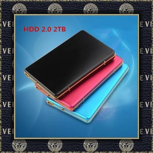 Carcasa de Metal para ordenador portátil USB 20 HDD 2TB discos duros externos 2000G monitoreo almac