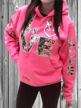 

Fashion Plus size Women's Hoodies Love Hip-hop Hooded Sweatshirts Pullover Outwear