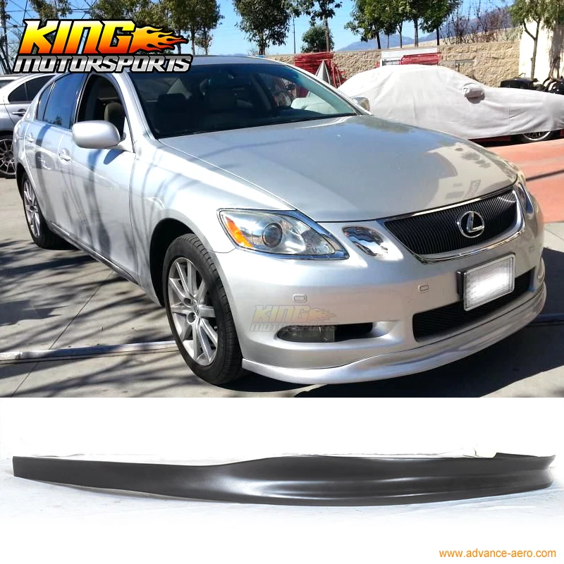 Motors Fits 06 07 Lexus Gs300 Gs350 Gs430 4dr Sedan Tte Style Front Bumper Lip Pu Auto Parts Accessories