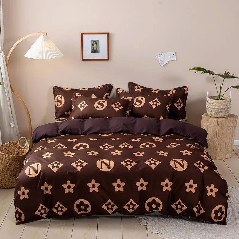 

Bedding Sets Simple Color Green Bed Sheet Duver Quilt Cover Pillowcase Soft and Comfortable King Queen Full Twin Adult/Children