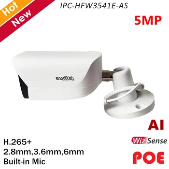 

Dahua AI 5MP POE IP Camera IPC-HFW3541E-AS H.265+ Built in Mic IR 50m Support Onvif and Mobile phone Home Security Camera