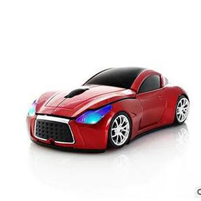 Новая мода 2,4 ГГц Беспроводная usb-мышь Регулируемая 3D 2,0 приемник оптическая компьютерная мышь эргономичная мышь для ноутбука ПК мышь - Цвет: Красный
