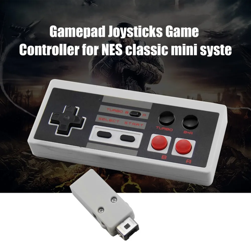  Retro Handheld Game controller 2.4G Wireless Gamepad Gaming pad for Mini NES Built-in 200mah batter