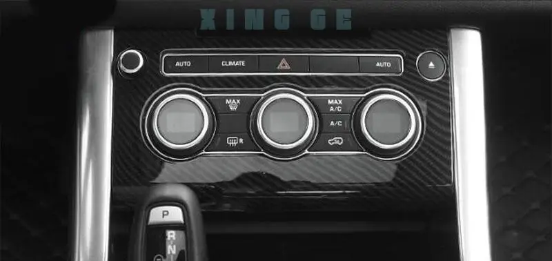 Для Land Rover Range Rover Sport- углеродное волокно Авто Внутренняя Крышка Кондиционера