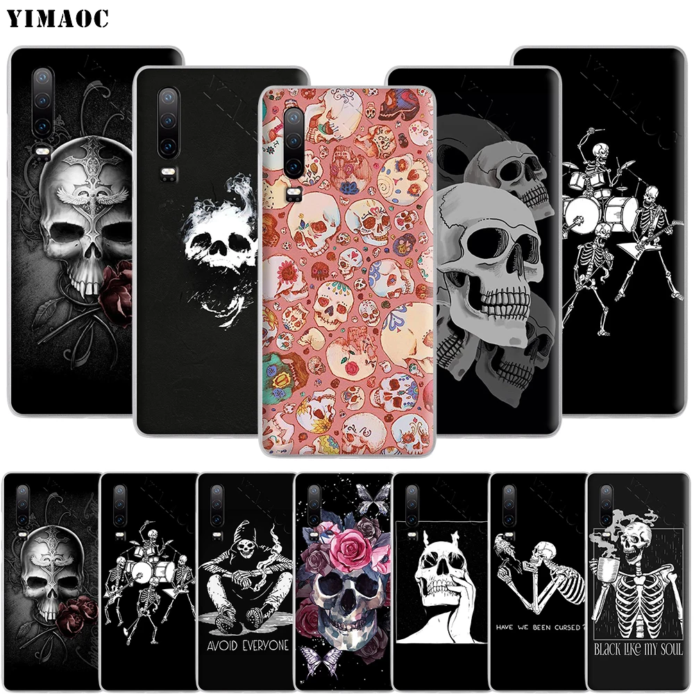 Чехол для телефона YIMAOC Bones с черепом Huawei Mate 30 20 10 Pro Lite Y6 Y7 Y9 Nova 2 3 3i 4 5i 2018 2019 |