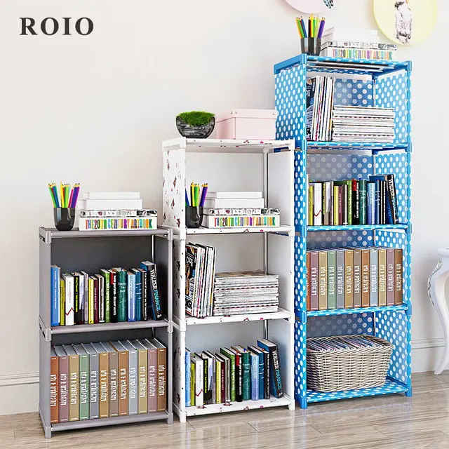 Multi-layer DIY Simple Bookshelf Easy Assembly Bookcase Can Be Moved Children s Debris Rack Shelf Home Furniture Book Shelf 2022