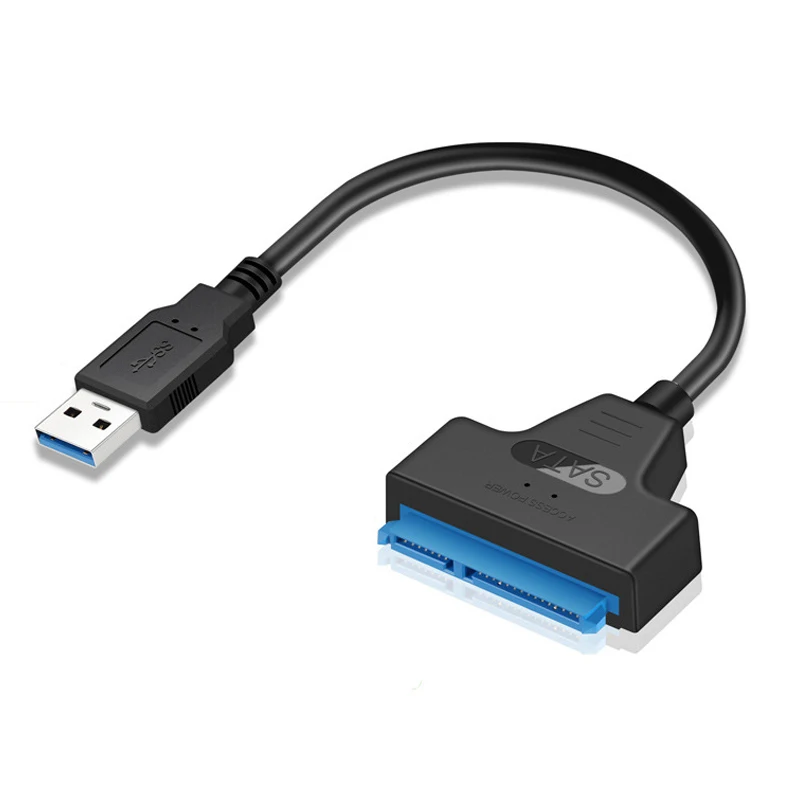 USB 3,0 для SATA 7+ 15 Pin Кабель-адаптер для 2,5 дюймов HDD SSD